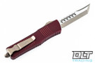 Microtech 219-13MR Combat Troodon Hellhound - Merlot Red Handle - Bronze Blade