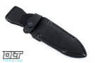 Tope Hellkat Utility 3V - Acid Washed - Black Canvas Micarta - Matte Finish