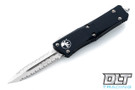 Microtech 138-D6 Troodon D/E - Black Handle - Satin Blade