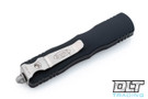 Microtech 225-3 Dirac D/E - Black Handle - Black Blade