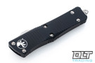 Microtech 138-D12 Troodon D/E - Black Handle - Full Serrated Blade