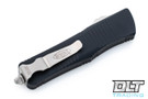 Microtech 138-D12 Troodon D/E - Black Handle - Full Serrated Blade