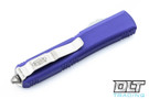 Microtech 122-11PU Ultratech D/E - Purple Handle - Stonewash Blade
