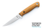 Krein Panfish - Natural Canvas Micarta - Black Liners - Black Pins - Kydex Sheath