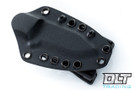 Krein PSK - Green Canvas Micarta - Black Liners - Brass Hardware - Kydex Sheath