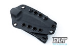 Krein Ultimate Caper - Orange & Black G-10 - Black Micarta Pins - Kydex Sheath