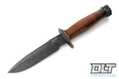 Vehement Knives Tunnel (B)at - Blackwash Finish - Brown Leather Handle - 8 of 12