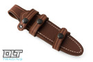 Vehement Knives Tunnel (B)at - Blackwash Finish - Brown Leather Handle - 12 of 12