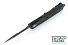 Microtech 138-2OD Troodon D/E - OD Green Handle - Black Blade