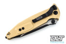 Microtech 161-1CG SOCOM Elite T/E - Gold Handle - Black Blade