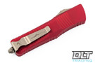 Microtech 219-13RDS Combat Troodon Hellhound - Red Handle - Bronze Blade - Signature Series