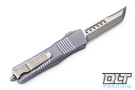 Microtech 219-10APGYS Combat Troodon Hellhound - Grey Handle - Apocalyptic Blade - Signature Series