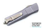 Microtech 219-10APGYS Combat Troodon Hellhound - Grey Handle - Apocalyptic Blade - Signature Series