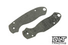 RGT Spyderco Para 3 Scale Set - Black Canvas Micarta RGT Spyderco Para 3 Scale Set - Black Canvas Micarta