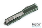 Microtech 122-12DOD Ultratech D/E - Distressed OD Green Handle - Apocalyptic Blade