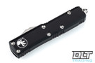 Microtech 232-11 UTX-85 D/E - Black Handle - Stonewashed Blade