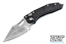 Microtech 169-10 Stitch S/E - Black Handle - Stonewashed Blade