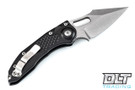 Microtech 169-10 Stitch S/E - Black Handle - Stonewashed Blade
