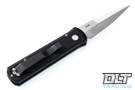 Pro-Tech Godson - Black Handle - Satin Blade
