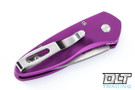 Pro-Tech Sprint - Purple Handle - Stonewashed Blade
