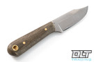LT Wright Frontier Trapper A2 - Green Micarta - Matte Finish LT Wright Frontier Trapper A2 - Green Micarta - Matte Finish