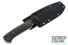 White River Hunter - Black & OD Linen Micarta