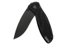 Kershaw Blur 1670BLK with 3.4" 14C28N recurved blade, black Cerakote coating, SpeedSafe assisted opening, aluminum Trac-Tec handle.