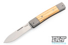 LionSteel bestMan - Olive Wood - Drop Point