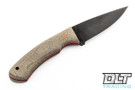 Osprey Mamushi - OD Green Canvas Micarta - Red & Black Liners