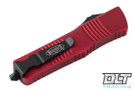 Microtech 142-1RD Combat Troodon D/E - Red Handle - Black Blade
