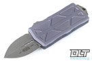 Microtech 157-10APGY Exocet - Grey Handle - Apocalyptic Blade