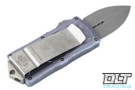 Microtech 157-10APGY Exocet - Grey Handle - Apocalyptic Blade