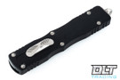 Microtech 227-12 Dirac Delta D/E - Black Handle - Stonewashed Blade Microtech 227-12 Dirac Delta D/E - Black Handle - Stonewashed Blade