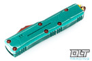Microtech 233-10BH UTX-85 T/E - Bounty Hunter - Green Handle - Apocalyptic Blade