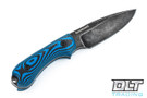 Bradford Guardian 3 Cru-Wear - 3D Black & Blue G-10 - False Edge - Nimbus Finish