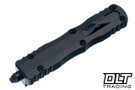 Microtech 225-1T Dirac D/E - Black Handle - Black Blade
