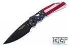 Pro-Tech TR-4 - Vintage Flag Handle - Black Blade