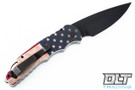 Pro-Tech TR-4 - Vintage Flag Handle - Black Blade