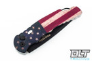 Pro-Tech TR-4 - Vintage Flag Handle - Black Blade
