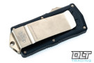 Microtech 157-1DLCBZ Exocet - Black Handle - Black DLC Blade - Bronze Hardware