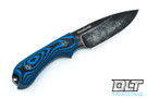 Bradford Guardian 3 3V - 3D Black & Blue G-10 - Saber Grind - Nimbus Finish