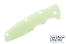 Hinderer Eklipse Textured Translucent Green G-10 Scale - Back