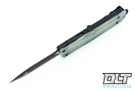 Microtech 138-1GTJGS Troodon D/E - Jade Green G-10 - Black Blade