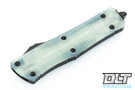 Microtech 138-1GTJGS Troodon D/E - Jade Green G-10 - Black Blade