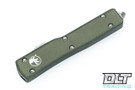 Microtech 147-10APOD UTX-70 D/E - OD Green Handle - Apocalyptic Blade
