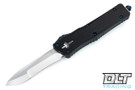 Microtech 342-MCK Combat Troodon S/E - Black Hefted Handle  - Compound Ground Recurve - High Polish Blade - 134
