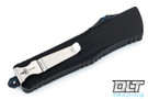 Microtech 342-MCK Combat Troodon S/E - Black Hefted Handle  - Compound Ground Recurve - High Polish Blade - 134