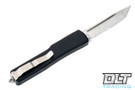 Microtech 149-11 UTX-70 T/E - Black Handle - Stonewashed Blade