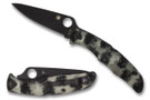 Spyderco Endura 4 - Glow in the Dark Zome - Black Blade