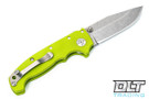 Demko MG AD20 3V - Clip Point - Neon Green G-10